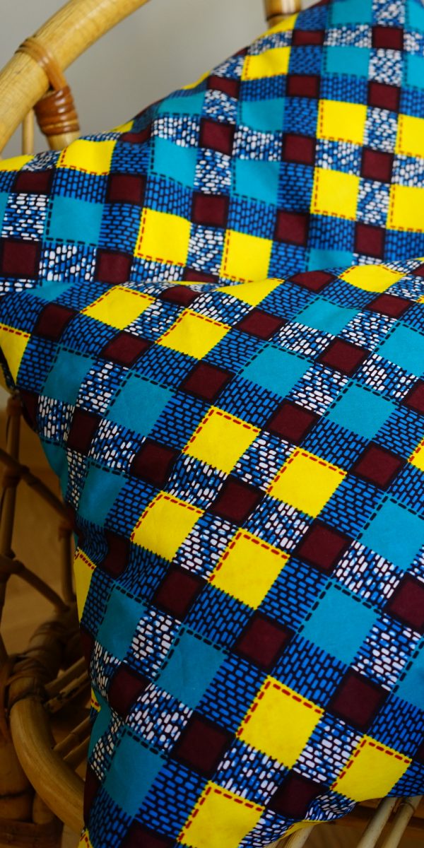 poduszki afrykańskie tkaniny
